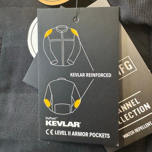 First Manufacturing Women's Sophia  Armored Moto Riding Flannel Zip Up Shirt - Picture 9 of 9